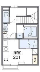 レオパレスのぼり川の物件間取画像